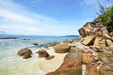 Image showing Beautiful sea view at Sabah island