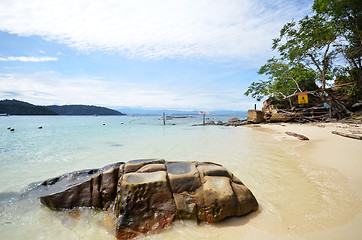 Image showing Beautiful sea view at Sabah island