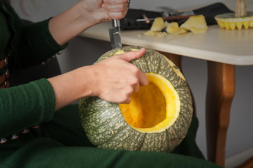 Image showing Preparing for halloween