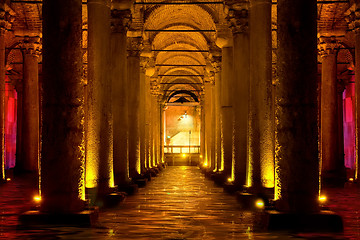 Image showing Basilica Cistern in Istanbul