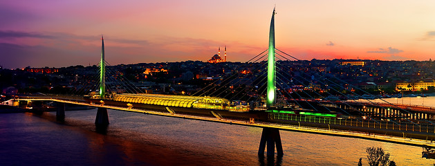 Image showing Golden Horn bridge