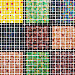 Image showing Colorful tiles