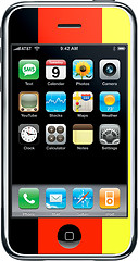 Image showing German iPhone