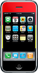 Image showing Belgian iPhone