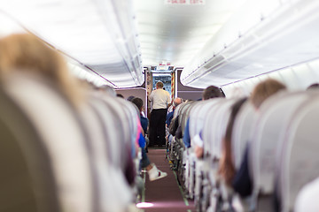 Image showing Pilot on the airplane.