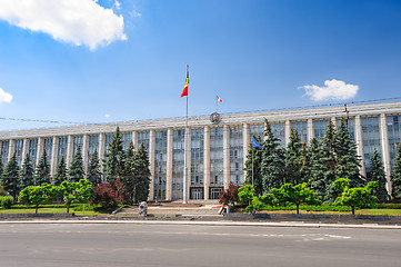 Image showing Gouvernment Building in Chisinau, Republic of Moldova