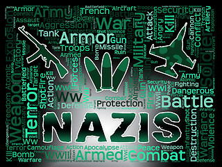 Image showing Nazis Words Shows National Socialism And Nazi Germany