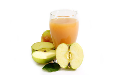 Image showing Naturally cloudy apple juice