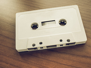 Image showing Vintage looking Tape cassette