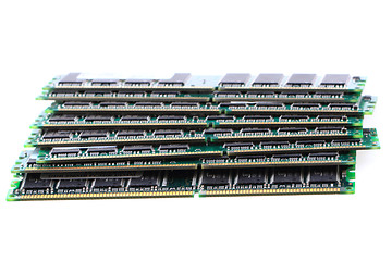 Image showing ram DDR computer chips 