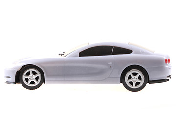 Image showing grey metal toy car 