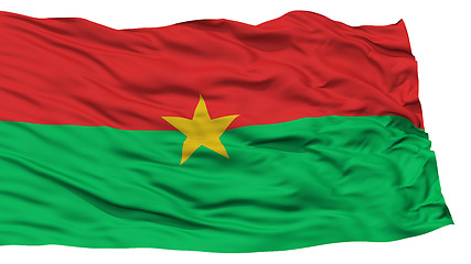 Image showing Isolated Burkina Faso Flag
