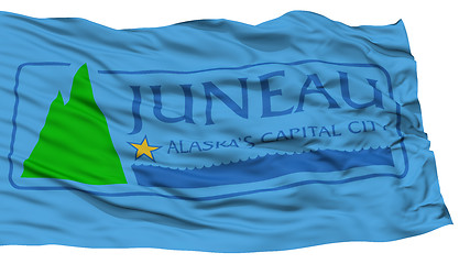 Image showing Isolated Juneau City Flag, United States of America
