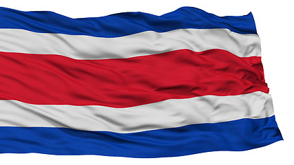 Image showing Isolated Costa Rica Flag