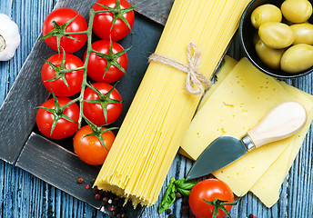 Image showing pasta and tomato