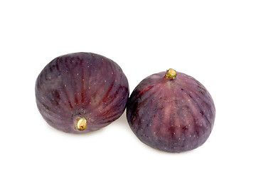 Image showing Two figs