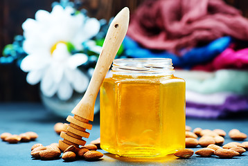 Image showing honey with nuts