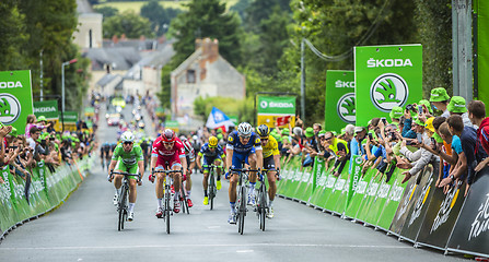 Image showing The Sprint - Tour de France 2016