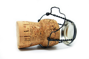 Image showing Cork from champagne bottle