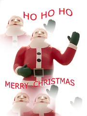 Image showing ho ho ho merry christmas