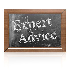 Image showing Success concept with expert advice on blackboard