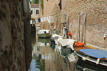 Image showing Canals of Venice, Veneto, Italy, Europe