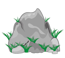 Image showing Stone and herb