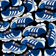 Image showing Footwear atheletic background