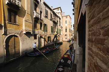 Image showing Canals of Venice, Veneto, Italy, Europe