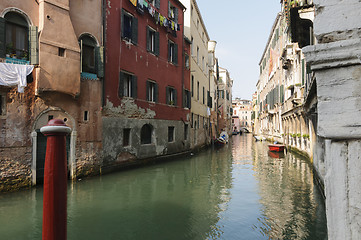 Image showing Canals of Venice, Veneto, Italy, Europe