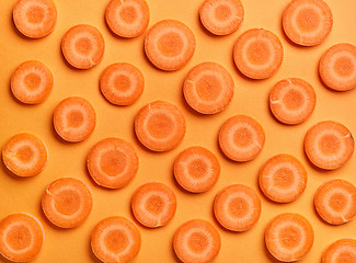 Image showing orange color carrot background