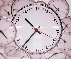 Image showing Clock Background Abstract