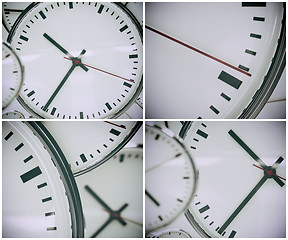 Image showing Clock Background Abstract