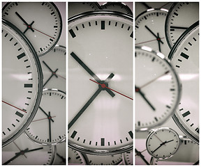 Image showing Clock Background Abstract