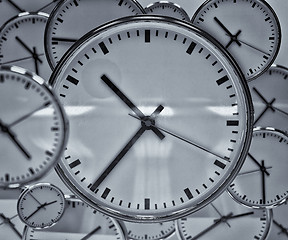 Image showing Clock Background Abstract