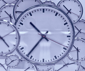 Image showing Clock Background Abstract