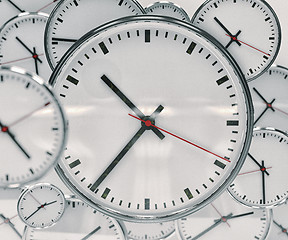 Image showing Clock Background Abstract