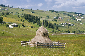 Image showing Romanian mountain village