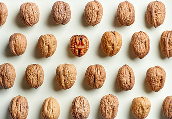 Image showing pattern of walnuts