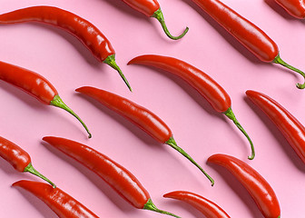 Image showing pattern of red chili pepper