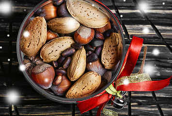Image showing Hazelnuts for Christmas