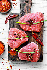 Image showing Raw meat beef