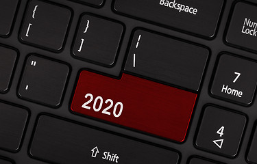 Image showing Text 2020 button