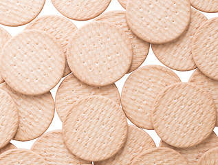 Image showing Tasty biscuits background