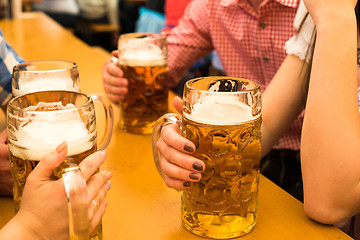 Image showing Couples having fun at the Oktoberfest