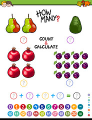 Image showing educational mathematical worksheet