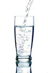 Image showing a glass of mineral water