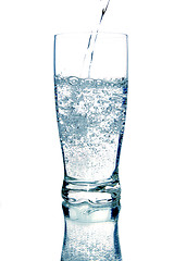 Image showing a glass of mineral water