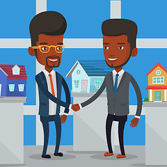Image showing Agreement between real estate agent and buyer.