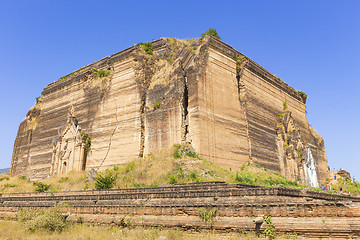 Image showing Mingun Pahtodawgyi Temple in Mandalay